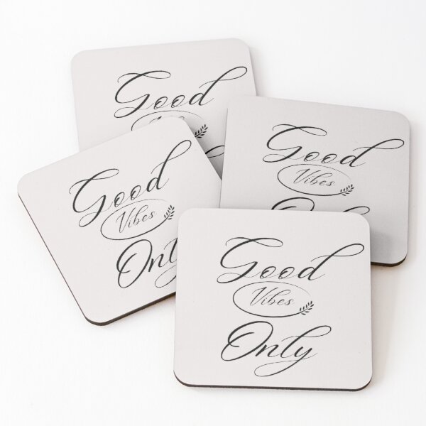 Item preview, Good Vibes Only – Elegant Minimalist Script Typography Sticker designed and sold by CutePearlStudio.