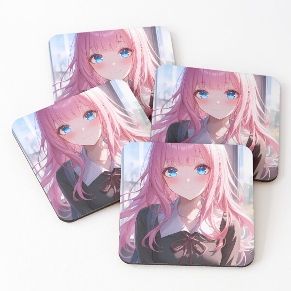 Item preview, Chika Fujiwara Kaguya Sama Love Is War Pink Hair Sunlight Smile designed and sold by earlobejerk.