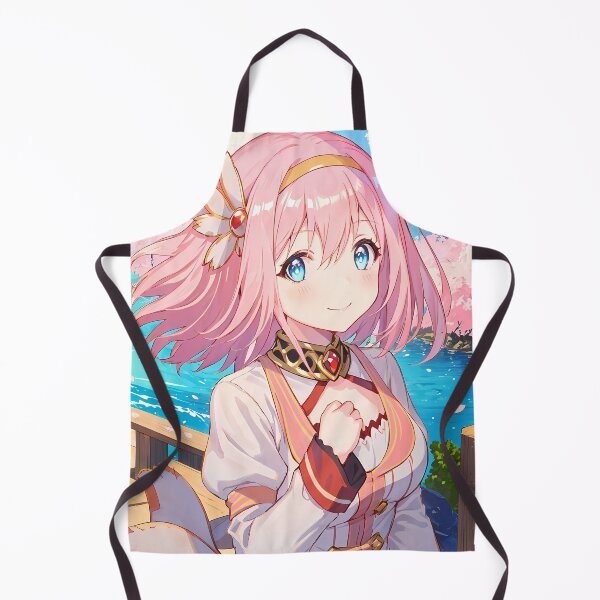 Item preview, Copy of Mayoi Hachikuji Bakemonogatari Playful Blue Sky BackpackYui Princess Connect Anime Girl Sakura Bloom Riverside Scene designed and sold by TanglenRabbit.