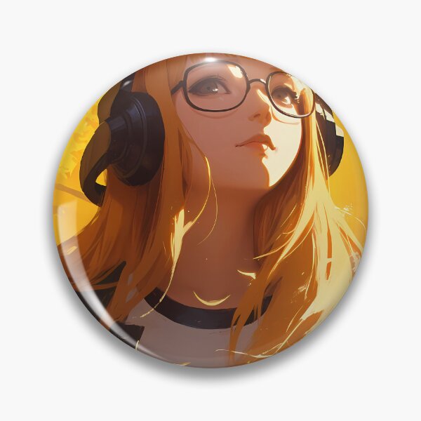 Item preview, Futaba Sakura Persona 5 Headphones Autumn Golden Vibes designed and sold by earlobejerk.