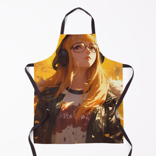 Item preview, Futaba Sakura Persona 5 Headphones Autumn Golden Vibes designed and sold by earlobejerk.