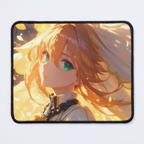 Item preview, Saber Bride Fate Grand Order Golden Light Petals Warm Glow designed and sold by earlobejerk.