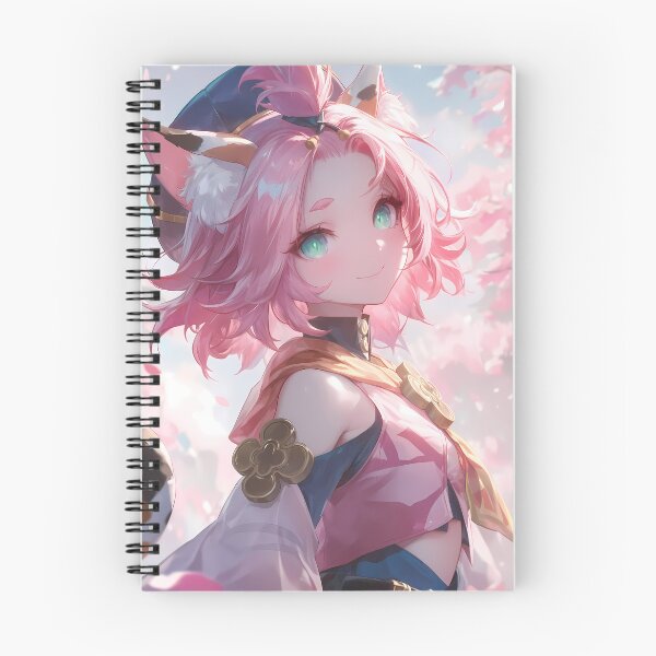 Item preview, Diona Genshin Impact Cherry Blossom Cat Ears Pink Hair Smile designed and sold by earlobejerk.