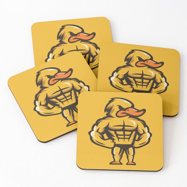Item preview, Strong Bodybuilder Duck designed and sold by JOHNITEES.