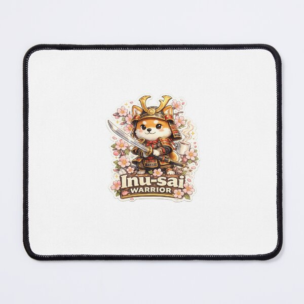 Item preview, Adorable Shiba Inu Samurai Sticker designed and sold by SparkVault.
