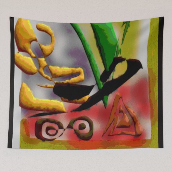 Item preview, golden relics colorful geometric abstract designs designed and sold by SmashingDeals.