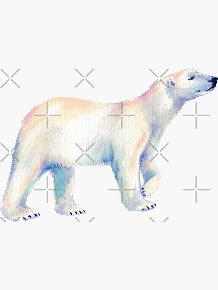 Polar Bear Sticker for Sale by ThistleandFox