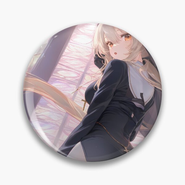 Item preview, Ayanami Azur Lane Chapel Stained Glass Twilight Flowing Hair designed and sold by TanglenRabbit.