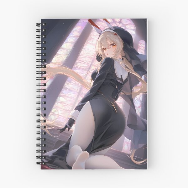 Item preview, Ayanami Azur Lane Chapel Stained Glass Twilight Flowing Hair designed and sold by TanglenRabbit.