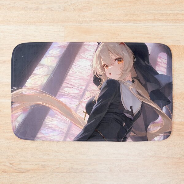 Item preview, Ayanami Azur Lane Chapel Stained Glass Twilight Flowing Hair designed and sold by TanglenRabbit.