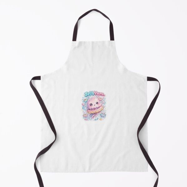 Item preview, Kawaii Jellyfish “Jelly Yum” Donut Float Sticker – Cute Ocean Candy Aesthetic designed and sold by SparkVault.