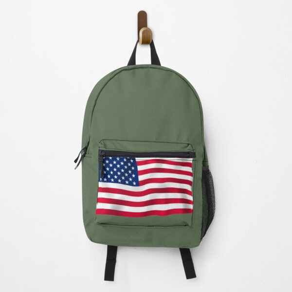 Item preview, USA Flag Flying with Flat Side designed and sold by Ameliatra Design.