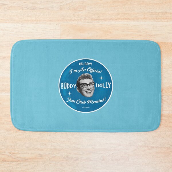 Item preview, Buddy Holly Fan Club Blue designed and sold by Normbot2000.