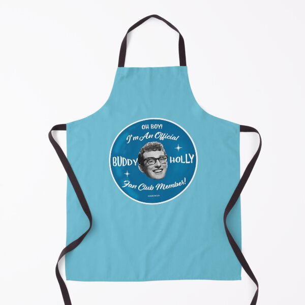 Item preview, Buddy Holly Fan Club Blue designed and sold by Normbot2000.