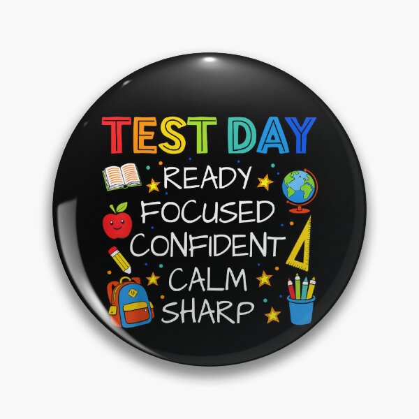 Item preview, Test Day Ready Focused Confident Calm Sharp designed and sold by Home-Crea-Abode.