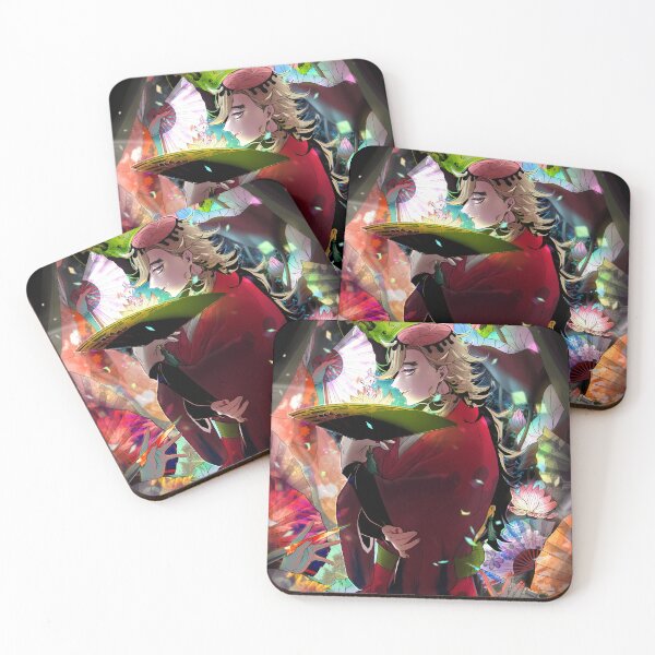 Item preview, Douma Demon Slayer Lotus Fan Portrait designed and sold by TanglenRabbit.