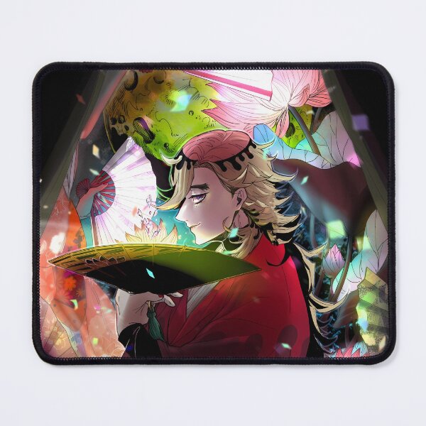 Item preview, Douma Demon Slayer Lotus Fan Portrait designed and sold by TanglenRabbit.