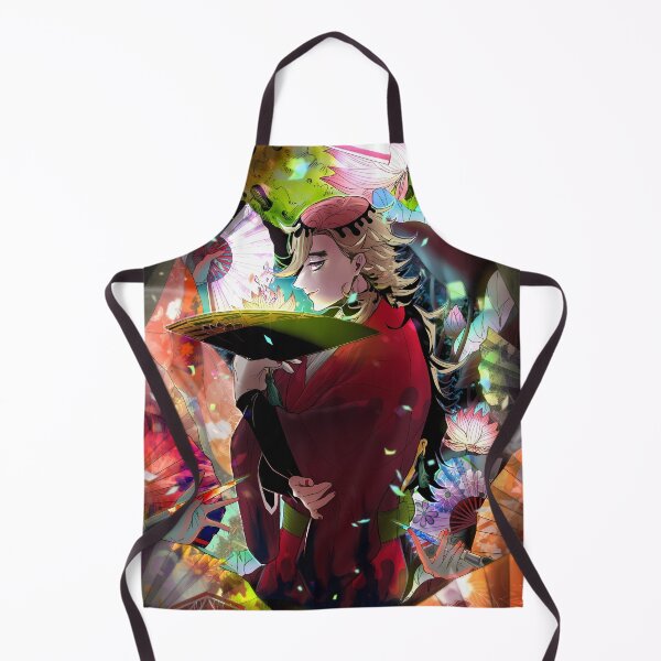 Item preview, Douma Demon Slayer Lotus Fan Portrait designed and sold by TanglenRabbit.