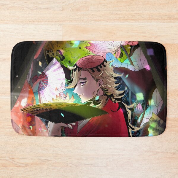 Item preview, Douma Demon Slayer Lotus Fan Portrait designed and sold by TanglenRabbit.