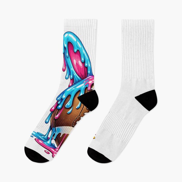 Artikelvorschau, Dripping Football Bunny Mashup Design entworfen und verkauft von OlyvieArt.