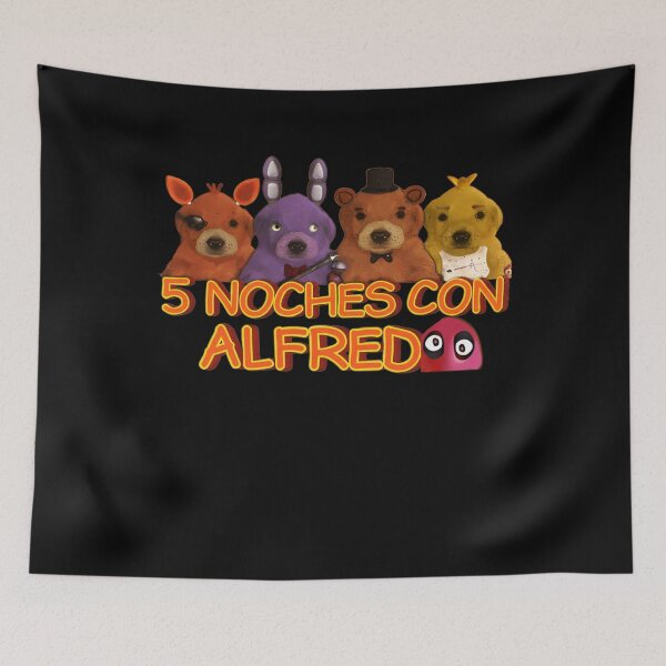 Item preview, 5 Noches con Alfredo (FNAF) Meme designed and sold by Siriusian369.