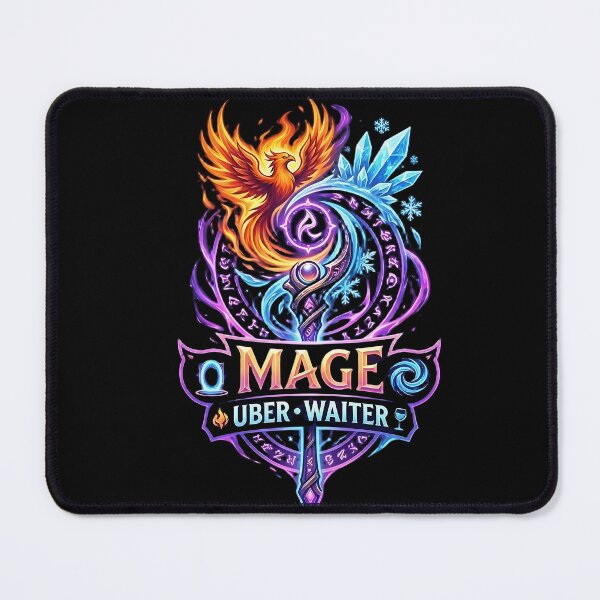 Item preview, Mage Class Crest: Uber & Waiter designed and sold by InspirAI.