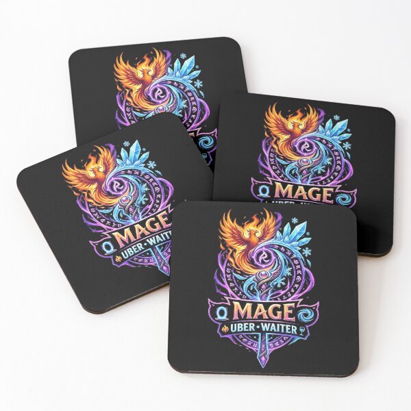 Item preview, Mage Class Crest: Uber & Waiter designed and sold by InspirAI.
