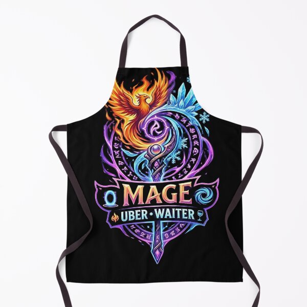 Item preview, Mage Class Crest: Uber & Waiter designed and sold by InspirAI.