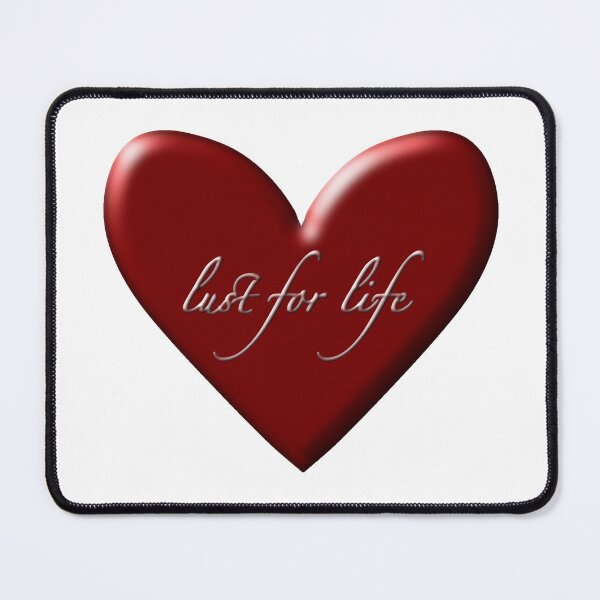 Item preview, ‘Lust for life’ Heart Sticker designed and sold by clubrosie.