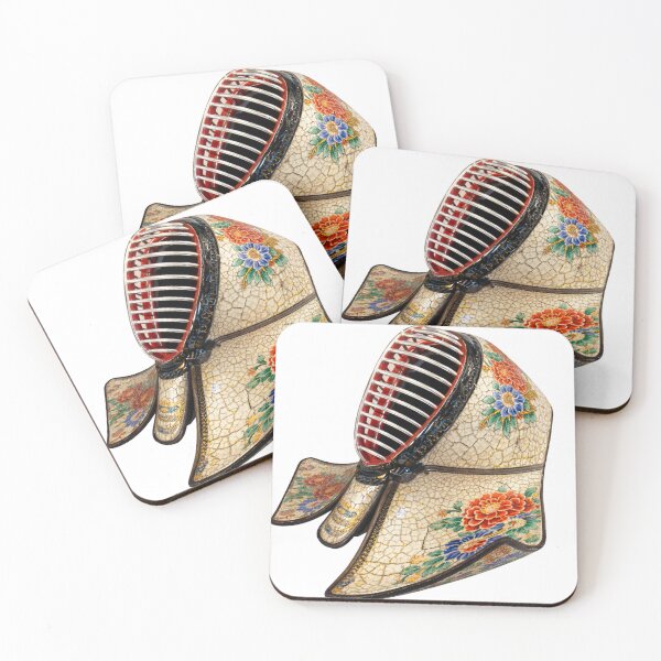 Item preview, BOGU: Porcelain Peony Archive - 剣道防具「白磁牡丹」 designed and sold by NYAO-YUUKI.