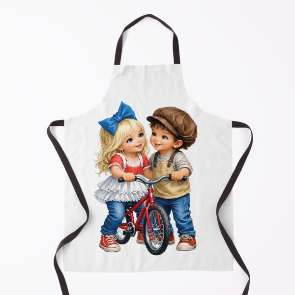 Item preview, Vintage Children on Bicycles: A Retro and Collaborative Duo designed and sold by CHRIST5000.