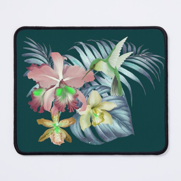 Item preview, botanical hummingbird woodland designed and sold by letsgow8th.