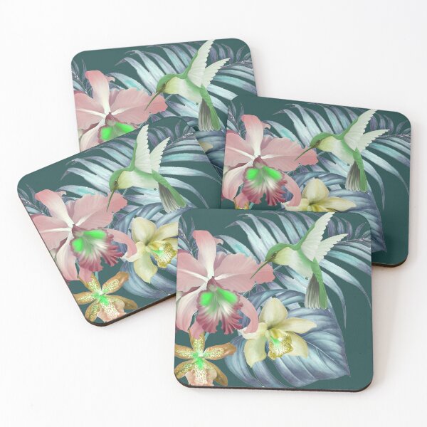 Item preview, botanical hummingbird woodland  designed and sold by letsgow8th.