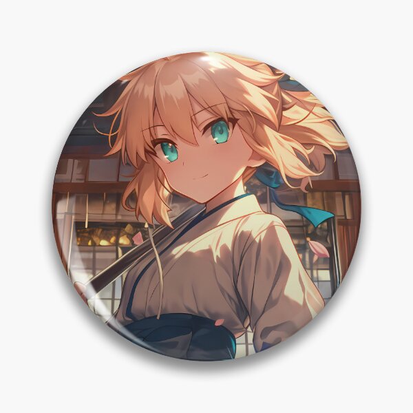 Artikelvorschau, Lancer Artoria Pendragon Fate Grand Order Kimono Spring Glow entworfen und verkauft von TanglenRabbit.