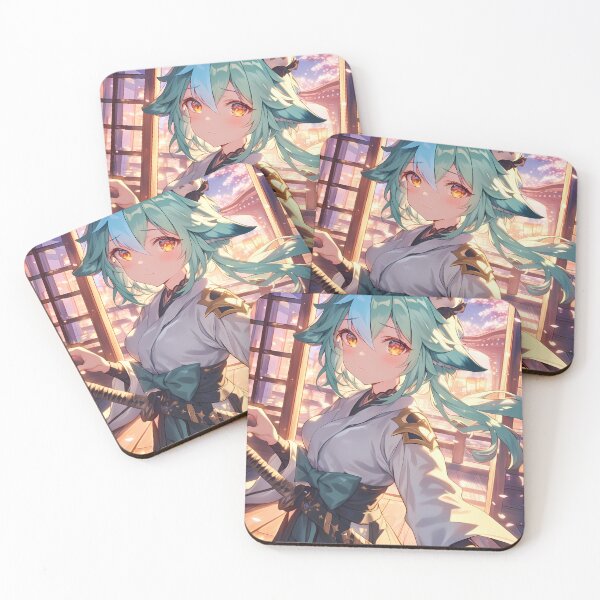 Item preview, Tomoe Gozen Fate Grand Order Sakura Sunset Kimono Chibi designed and sold by TanglenRabbit.