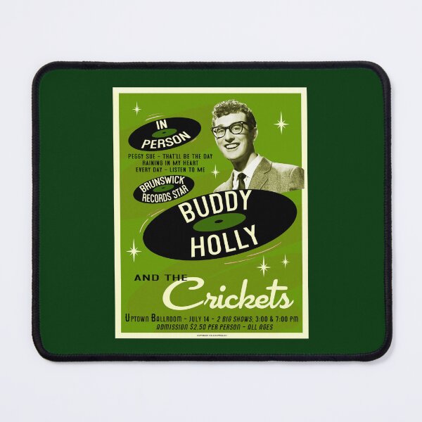 Item preview, Buddy Holly In Person Green designed and sold by Normbot2000.