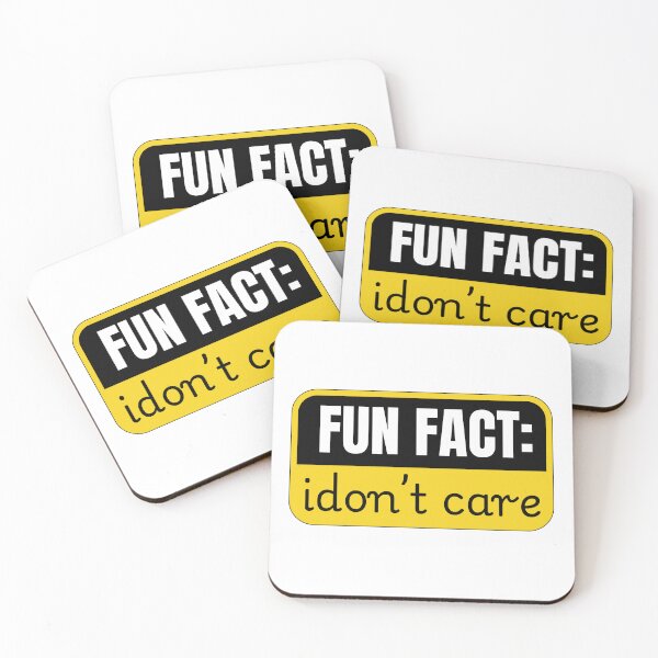 Item preview, Fun Fact I Don't Care designed and sold by Dondonmart.