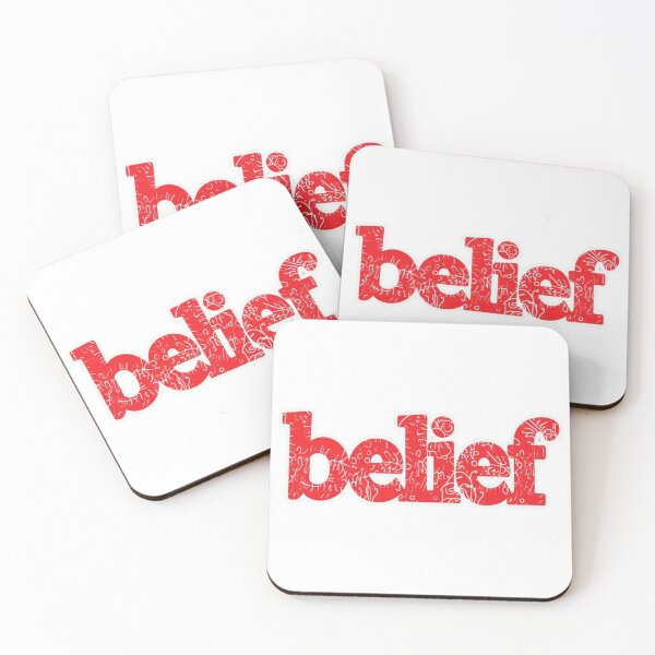 Item preview, Belief - Red & White Streetwear Art designed and sold by RDproject.
