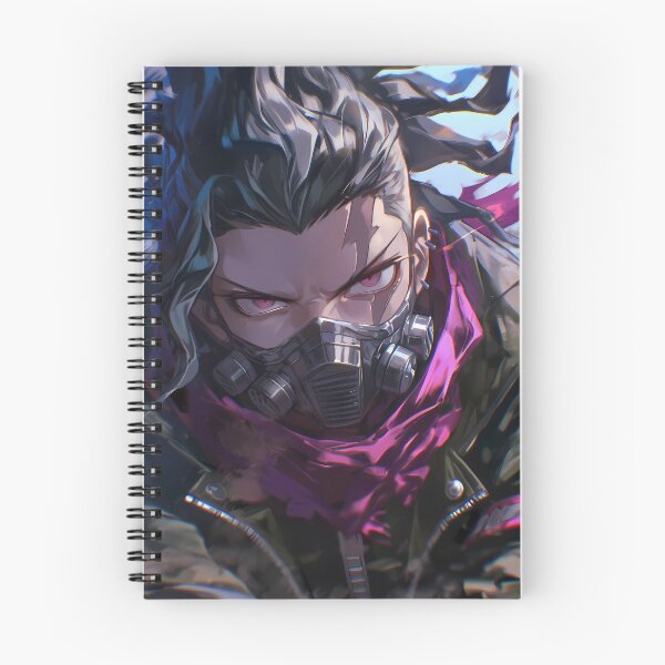 Item preview, Gundham Tanaka Danganronpa 2 Masked Streetwear Intense Purple Scarf designed and sold by TanglenRabbit.