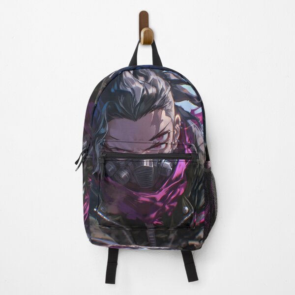 Item preview, Gundham Tanaka Danganronpa 2 Masked Streetwear Intense Purple Scarf designed and sold by TanglenRabbit.