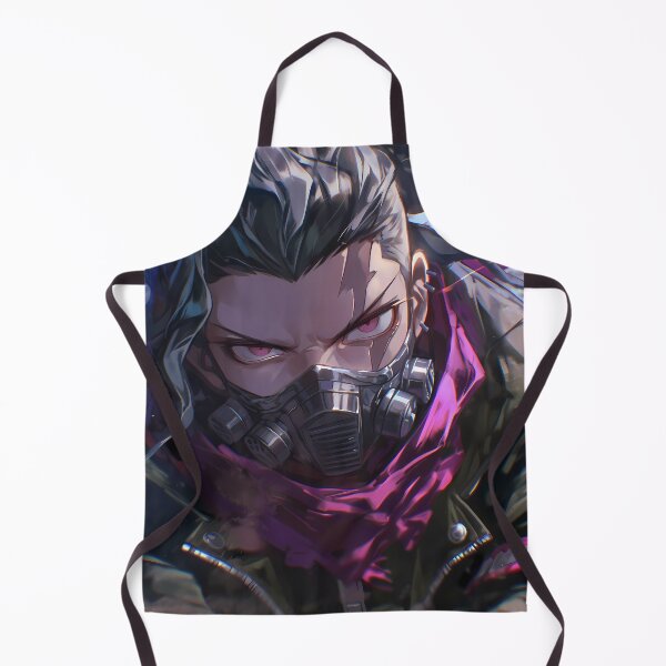 Item preview, Gundham Tanaka Danganronpa 2 Masked Streetwear Intense Purple Scarf designed and sold by TanglenRabbit.
