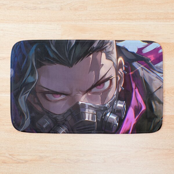Item preview, Gundham Tanaka Danganronpa 2 Masked Streetwear Intense Purple Scarf designed and sold by TanglenRabbit.