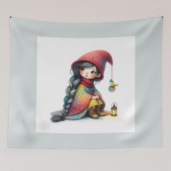 Item preview, Free-Spirited Girl   designed and sold by Beyondnote-Art.