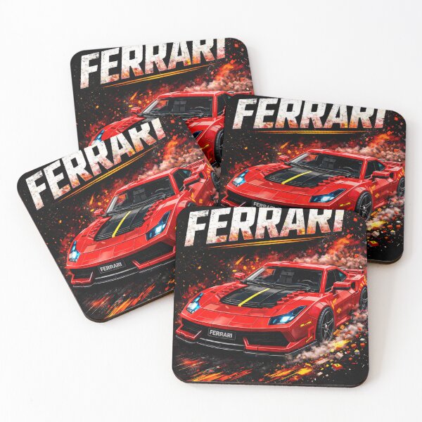 Item preview, Ferrari Red LEGO Supercar Speed Design | Velocity Garage Art Street Racing T-Shirt designed and sold by VelocityGarage.