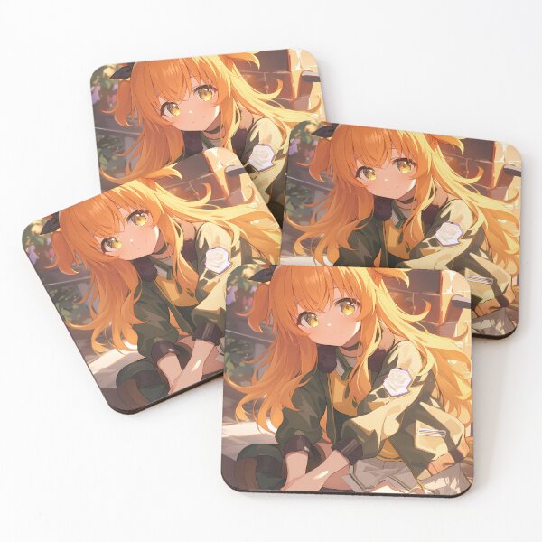Item preview, Mayano Top Gun Uma Musume Sunset Steps Orange Hair Chill designed and sold by TanglenRabbit.