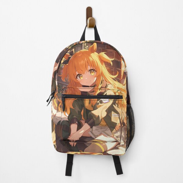 Item preview, Mayano Top Gun Uma Musume Sunset Steps Orange Hair Chill designed and sold by TanglenRabbit.