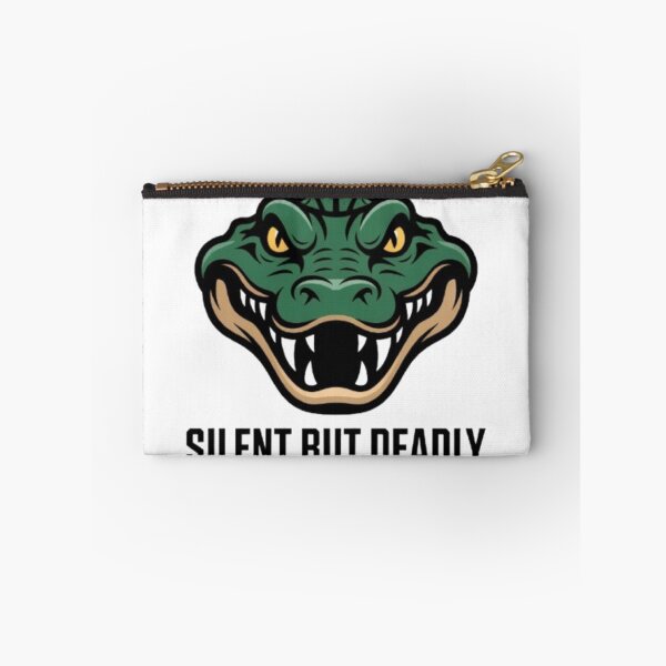 Item preview, Silent But Deadly – Fierce Alligator Mascot Screen Print Design designed and sold by NewUSShop.