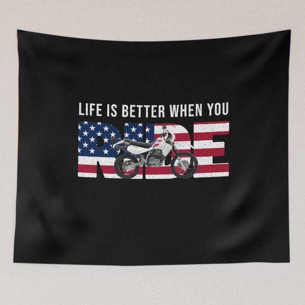 Item preview, American Flag Dirt Bike Rider Life designed and sold by FroggyBaBoy.