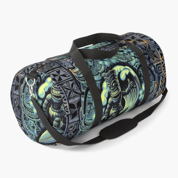 Item preview,  Retro Hawaiian Tribal Tiki Hangloose Surfer Shirt Design 031 designed and sold by sunnthreads.