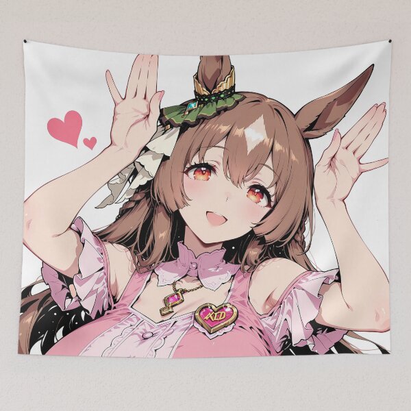 Item preview, Satono Diamond Uma Musume Pretty Derby Cute Hearts Pink Idol Pose designed and sold by Spraykart.